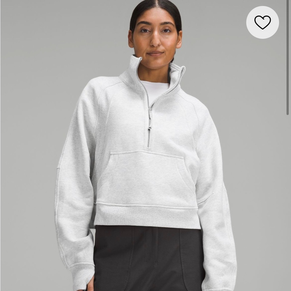 Lululemon oversize scuba funnel neck half zip long